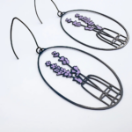 Lavender Vase Earrings - Image 3
