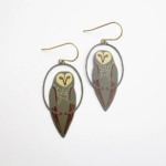Masked Owl Earrings