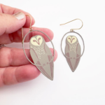 Masked Owl Earrings - Image 2