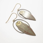 Masked Owl Earrings - Image 3