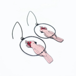 Pink Cockatoo Earrings - Image 3