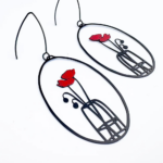Poppy Vase Earrings - Image 3