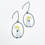 Sulphur Crested Cockatoo Earrings