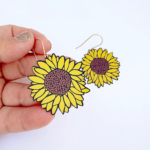 Sunflower Earrings - Image 2