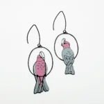 Pink Galah Earrings