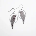 Tawny Frogmouth Earrings
