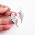Tawny Frogmouth Earrings - Image 2